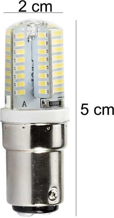 Ampoule Led Baïonnette 230V Blanc Chaud 2700K Pour Machine À Coudre, 150Lm,  Ac 220-240V, 2W Équivalent Lampe Halogène B15D 15[J1930] - Cdiscount Maison