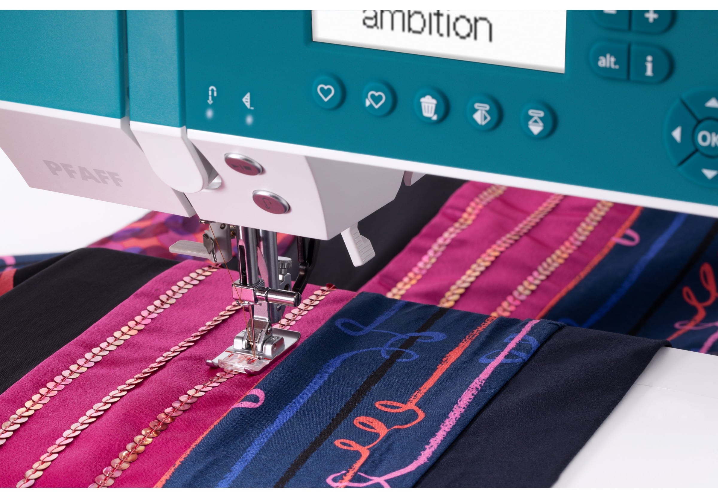 Machine à coudre PFAFF Ambition 620 - Confort et Performance