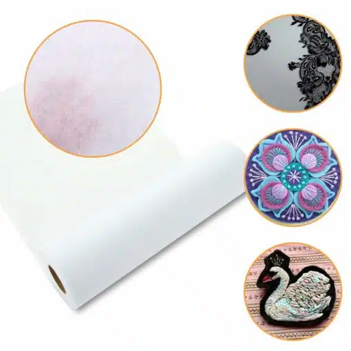 stabilisateur blanc broderie déchirable