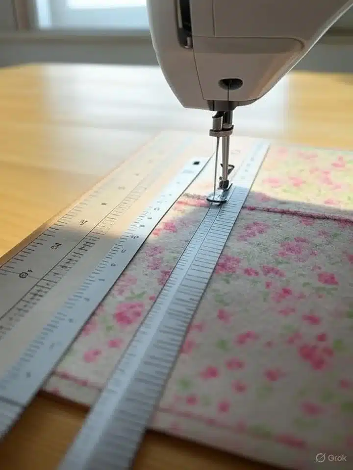 Guide de couture mesurant marge de couture