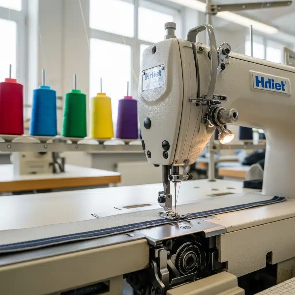 Machine à coudre industrielle en centre formation