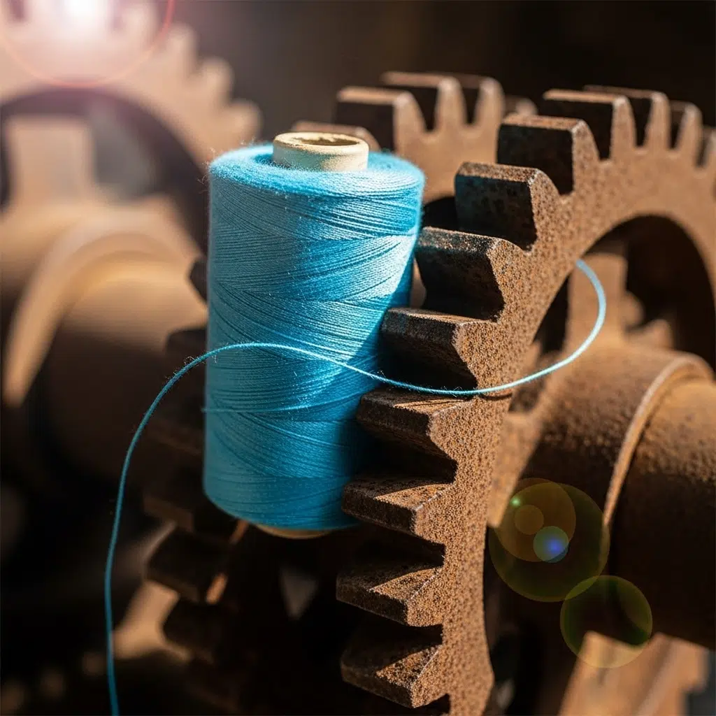 Fil polyester et engrenage