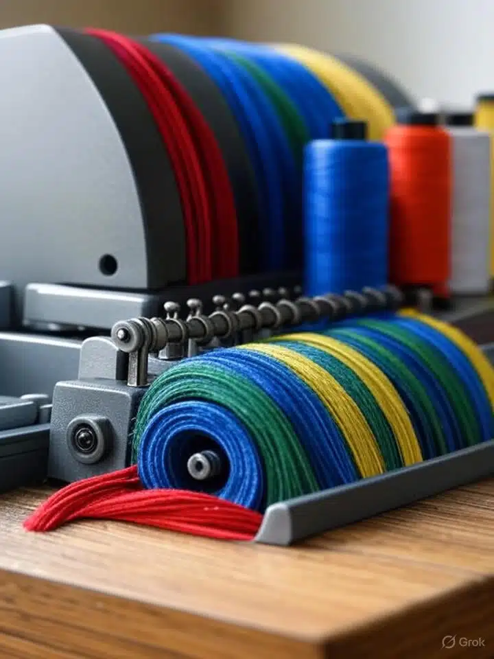 Schéma d'enfilage surjeteuse 4 fils