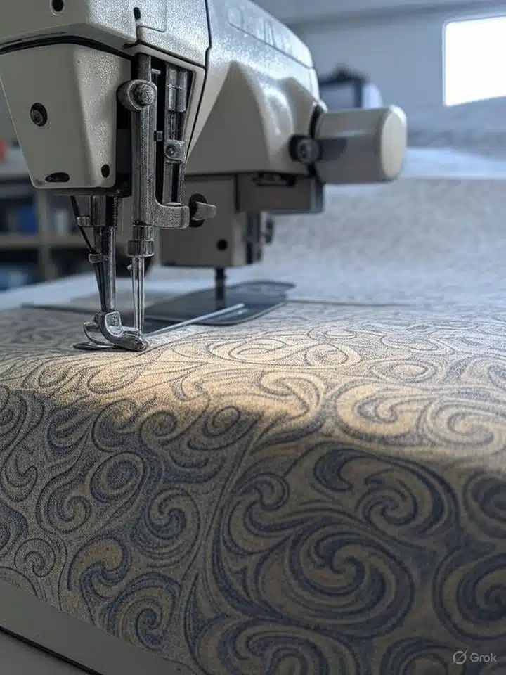 Machine à coudre industrielle tissu ameublement