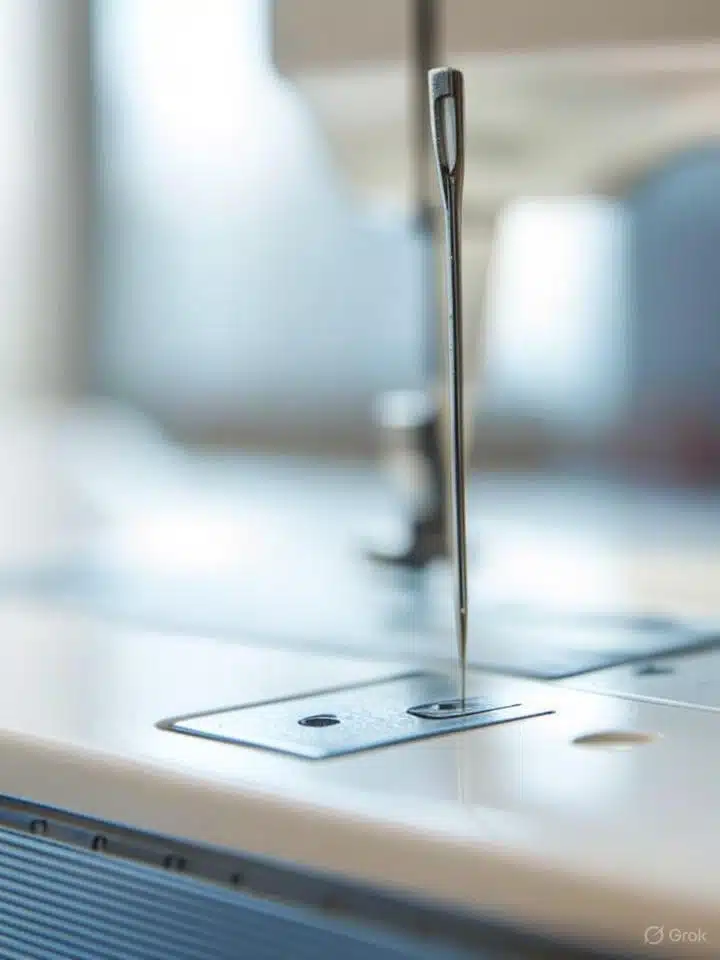 Aiguille machine à coudre tordue