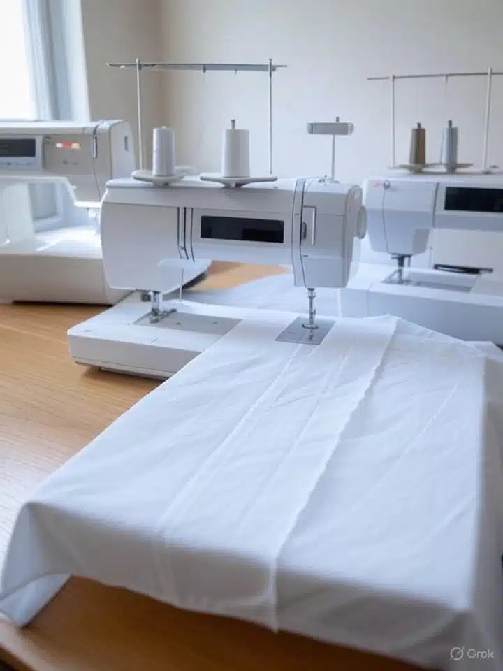 Surjeteuses 3, 4 et 5 fils en action