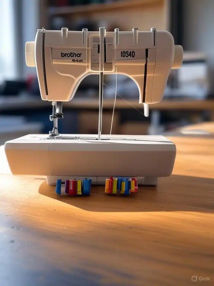 Enfilage surjeteuse Brother 1034D