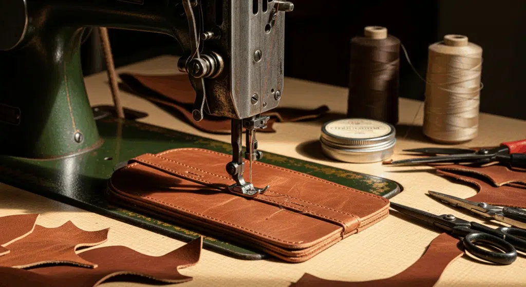 Machine à coudre cuir industrielle
