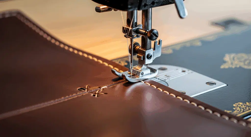 Machine à coudre cuir