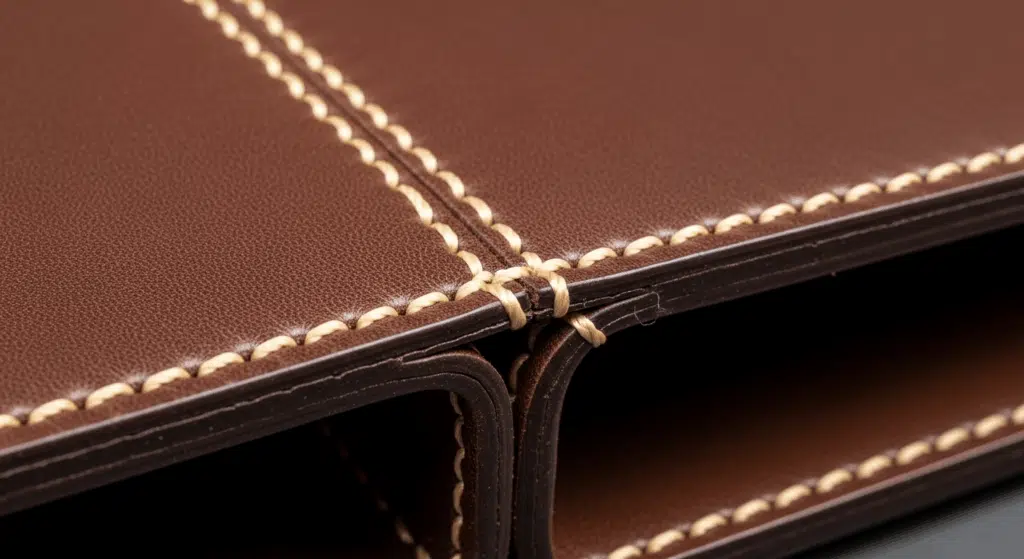 Couture cuir : imparfaite vs parfaite