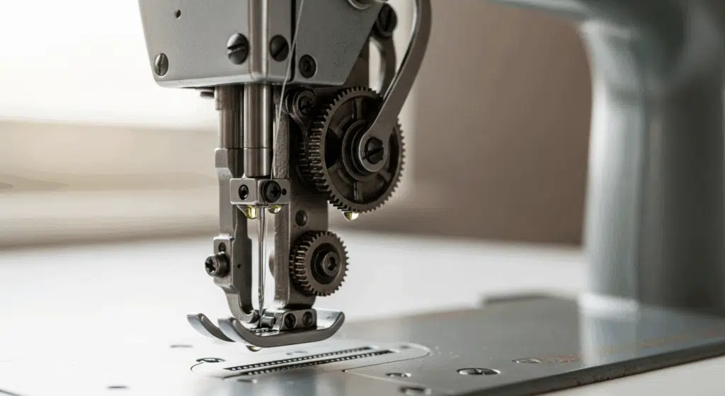 Mécanisme interne machine cuir pro