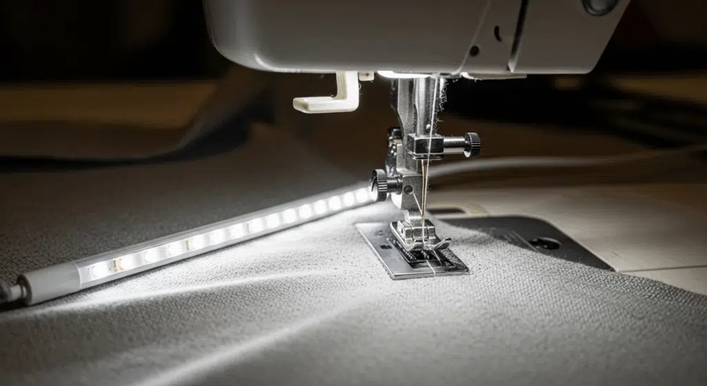 Machine à coudre éclairage LED