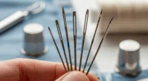 Différentes aiguilles de machine