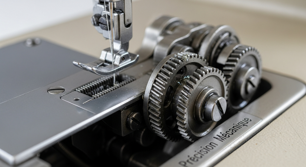 Mécanisme interne machine à coudre