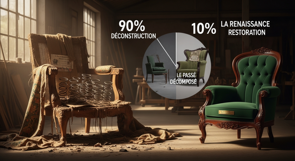 Graphique circulaire 90/10 tapisserie