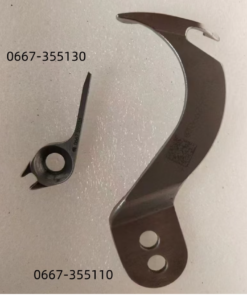 Couteau mobile 0667 355110 + contre-couteau 0667 355130 Dürkopp Adler 867