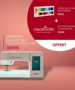 machine à coudre et à broder PFAFF Creative Elevate 680